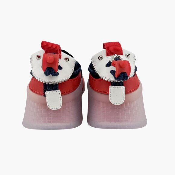 Christian Louboutin Arpoador Navy Drawstring Sneakers Size 39.5 US 9.5 Women's - Picture 8 of 16